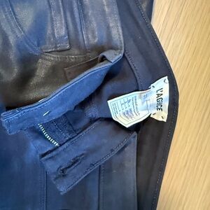 L'AGENCE grey coated denim